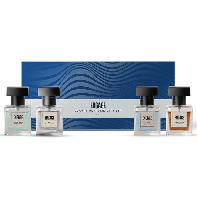 Engage Luxury Perfume Gift Pack for Men, Travel Sized, Assorted Pack