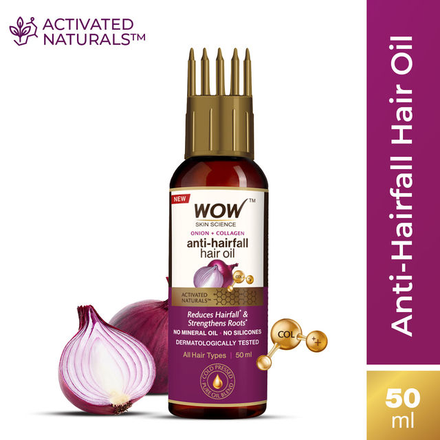 WOW Skin Science Onion Oil with Comb