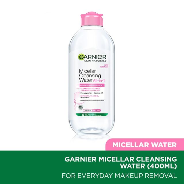Lakme Eyeconic Kajal Black(1gms), Renee Madness Ph Stick(3gms) & Garnier Skin Naturals, Cleansing Water, Hydrating & Soothing, Micellar Cleansing Water(400ml) Combo