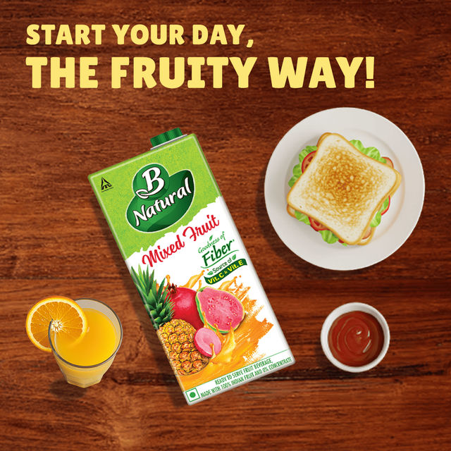 B Natural Assorted Flavoured Mixed Fruit Juice
