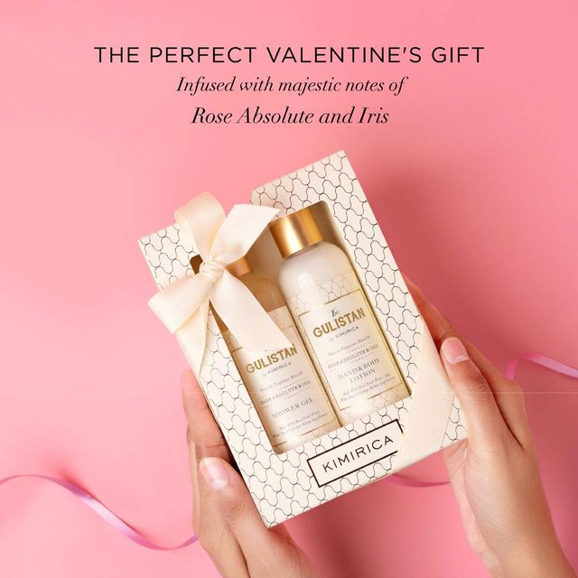 Kimirica Gulistan Duo Gift Set | Luxe Body Wash & Lotion with Rose Notes | Self-Care & Gifting