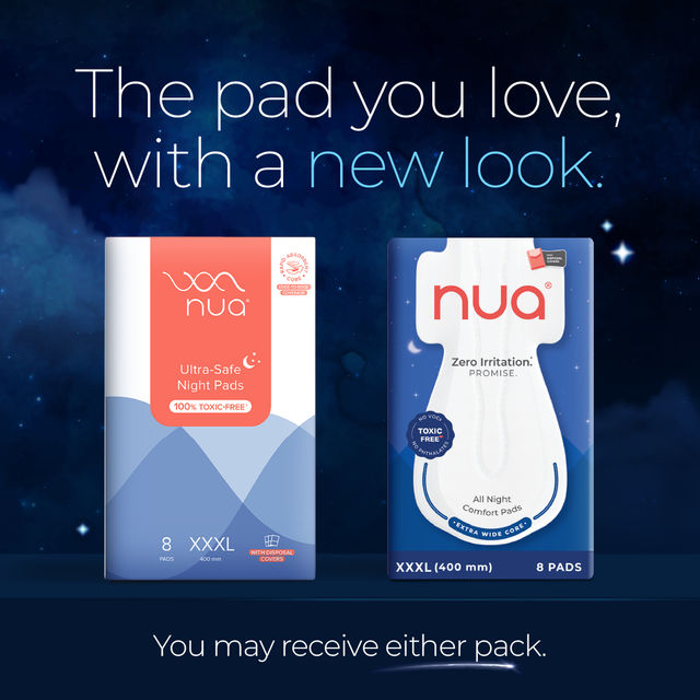 Nua All Night Comfort Sanitary Pads