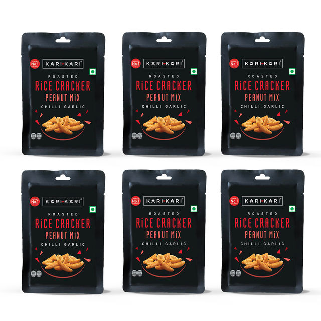 Kari Kari Chilli Garlic- Pack of 6 108 g Combo