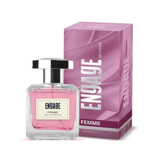 Sterling Sitting Teddy Brown 7 Inch(1pc) & Engage Femme Eau De Parfum For Women, Citrus And Floral Fragrance Scent(100ml) Combo