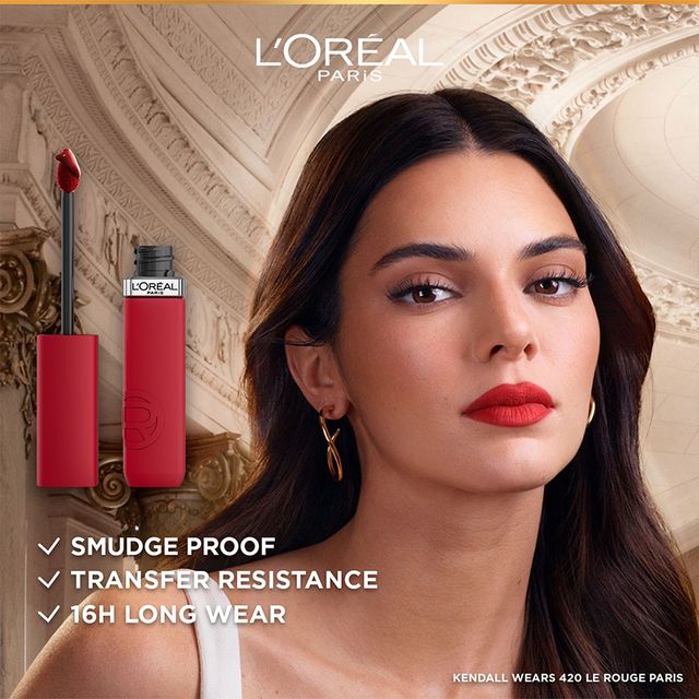 L'Oreal Paris Infallible Matte Resistance Liquid Lipstick, Le Rouge Paris 420