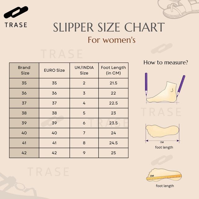 Trase Casual Slippers For Women - Beige | 5 UK