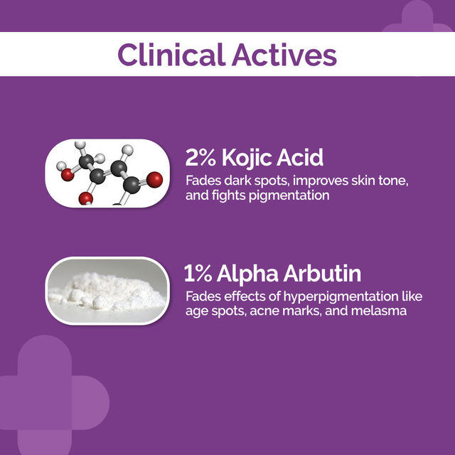 The Derma Co 2% Kojic Acid Face Serum Niacinamide Reduces Dark Spots, Pigmentation & Blemishes