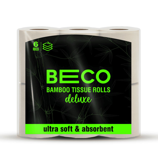 Beco Toilet Tissue Paper Roll - 3 ply - Ecofriendly