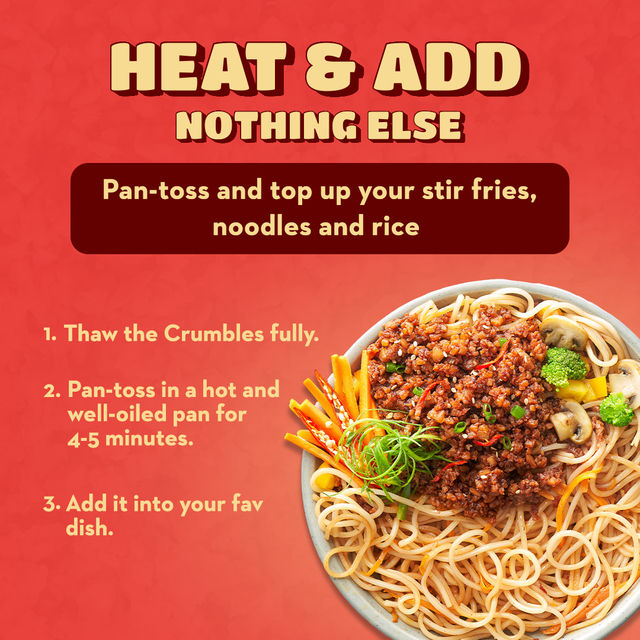 Hello Tempayy Szechuan Crumbles | 14G Protein | Soy Tempeh