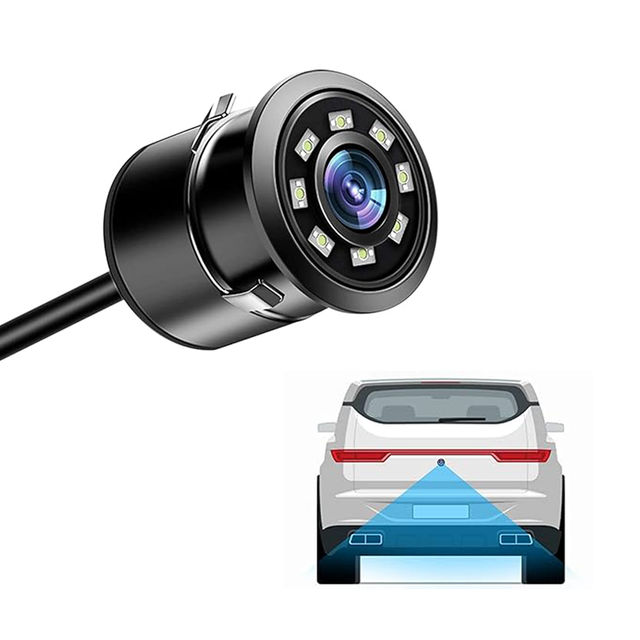 Potauto Rear Parking Line Camera A004 | Waterproof | Night Vision | Metal - Enhanced Vehicle Safety