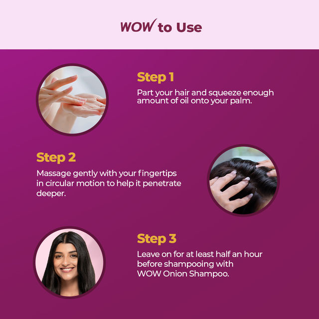 Wow Skin Science Onion Black Seed Hair Oil