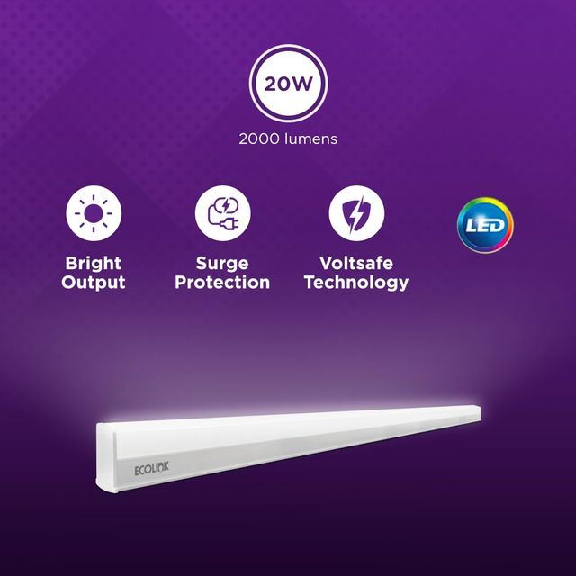 Philips Led 20W Ecolink 20W Batten (Cw) Pc Splc