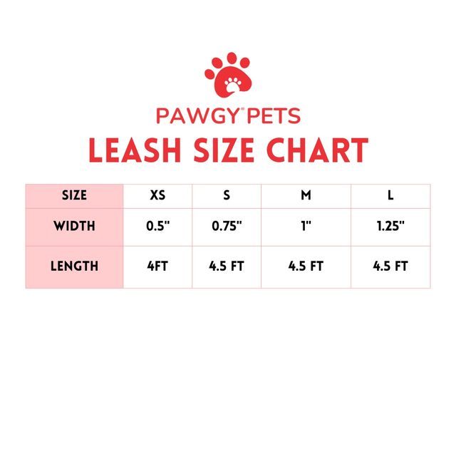 Pawgy Pets Rope Leash Red | L