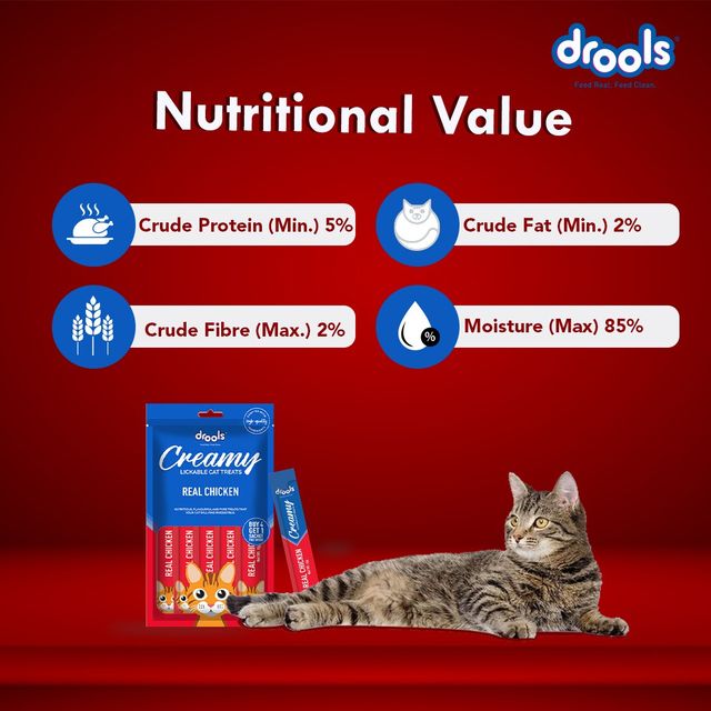 Drools Creamy Likable Cat Treat Real Chicken