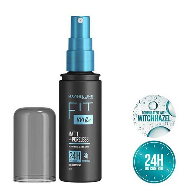 Maybelline New York Setting Spray, Transfer-Proof,Fit Me Matte + Poreless