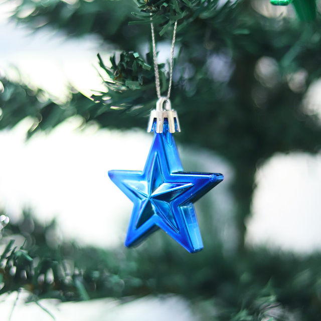 Christmas Stars For Tree Decoration, Multicolour