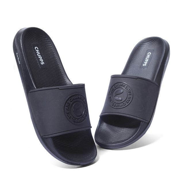 Chupps Tone Black Men's Casual Slider - UK 11