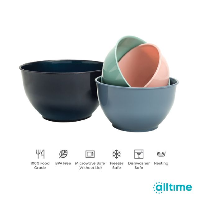 All-Time Classic 4-Piece Mixing Bowl Set |11.5L - Assorted Colors