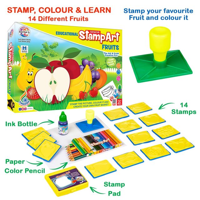 Ratna's Stamp Art | B Fruit