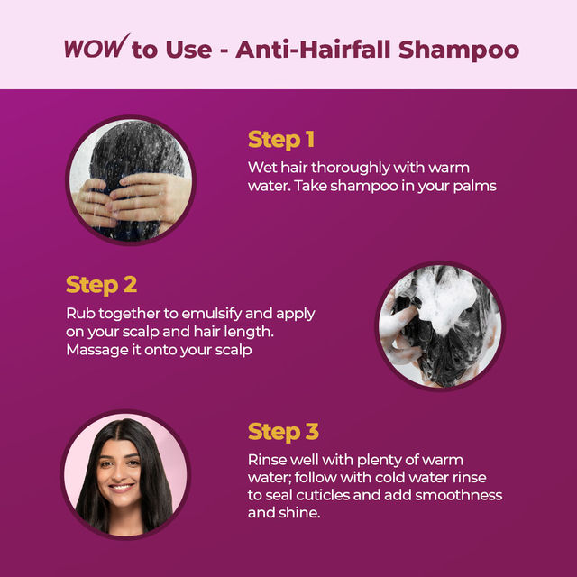 WOW Skin Science Onion Oil Shampoo 