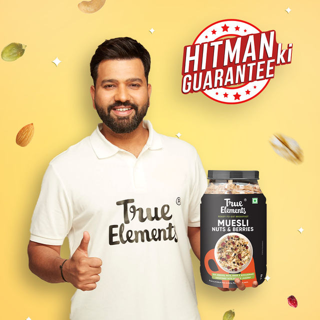 True Elements Crunchy Dark Chocolate Granola(1kg) & True Elements 7 In 1 Super Seeds Mix (250gms) Combo