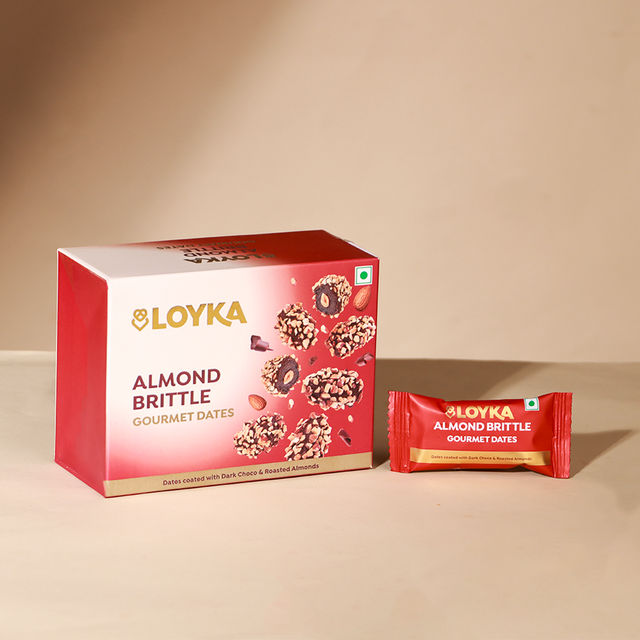Loyka Almond Brittle Gourmet Dates Box 100 g Combo
