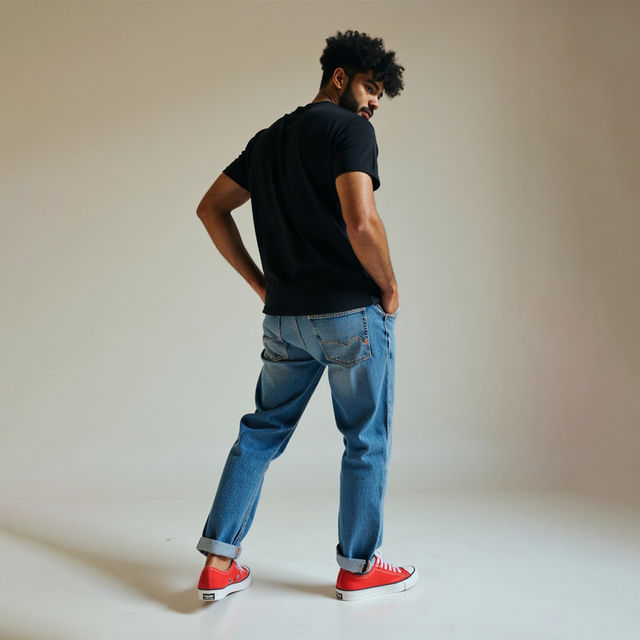 Mad Over Print Men's E Mc2 T-shirt | Black - M