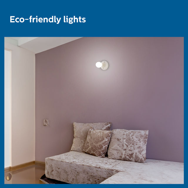 Philips 12Watt Led Bulb |Acebright High Wattage Led Bulb|: Light Bulb| Crystal White | B22 Base Holder