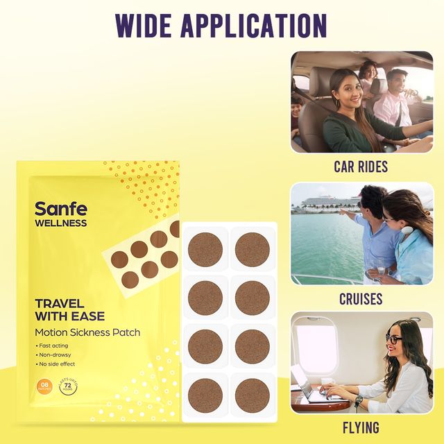 Sanfe Motion Sickness Patch 8 patches