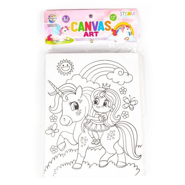 Ratna's Unicorn Canvas Art