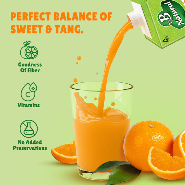 B Natural OrangeFruit Juice