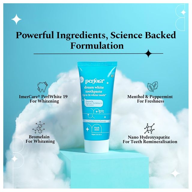 Perfora Dream White Toothpaste For Active Teeth Whitening
