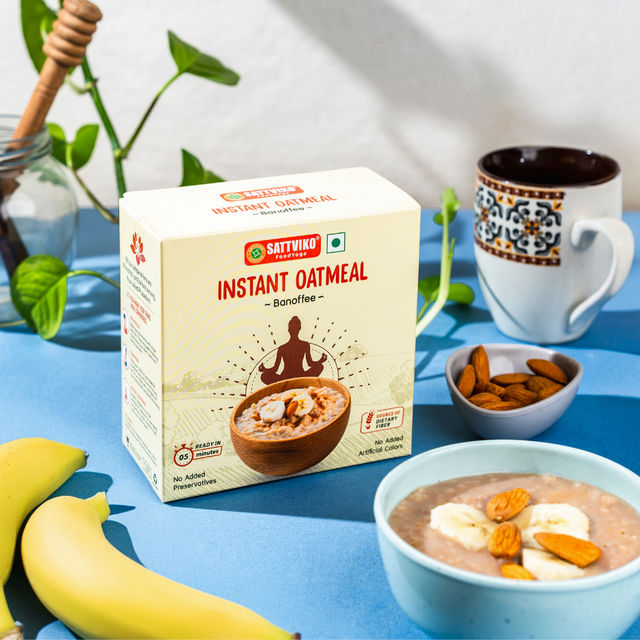 Sattviko Instant Oatmeal - Banoffee