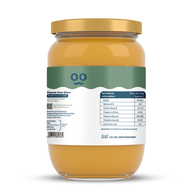 Doodhvale Farms Shuddh Cow Desi Ghee