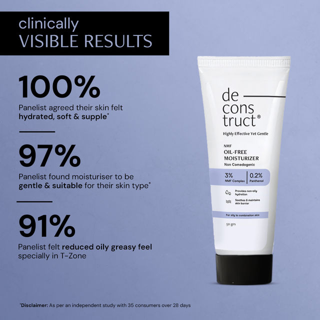 Deconstruct Oil-Free Moisturizer | 72H Hydration | Non-Sticky for Oily, Acne-Prone Skin