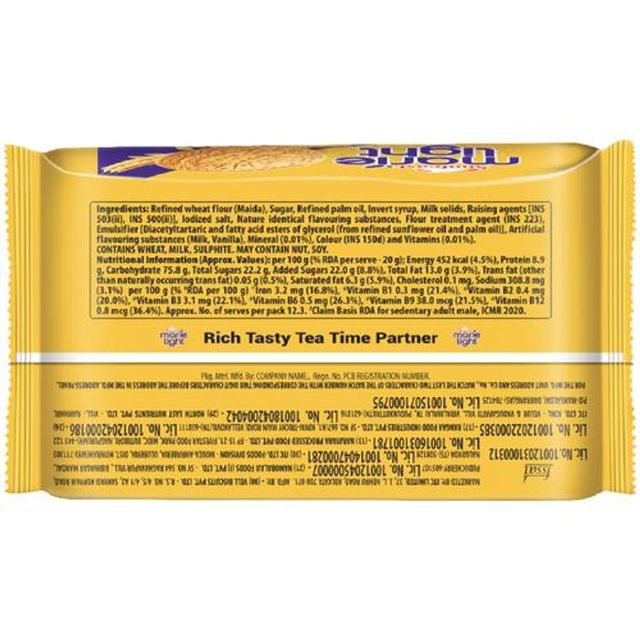 Sunfeast Light Active Marie Biscuit 186 g Combo