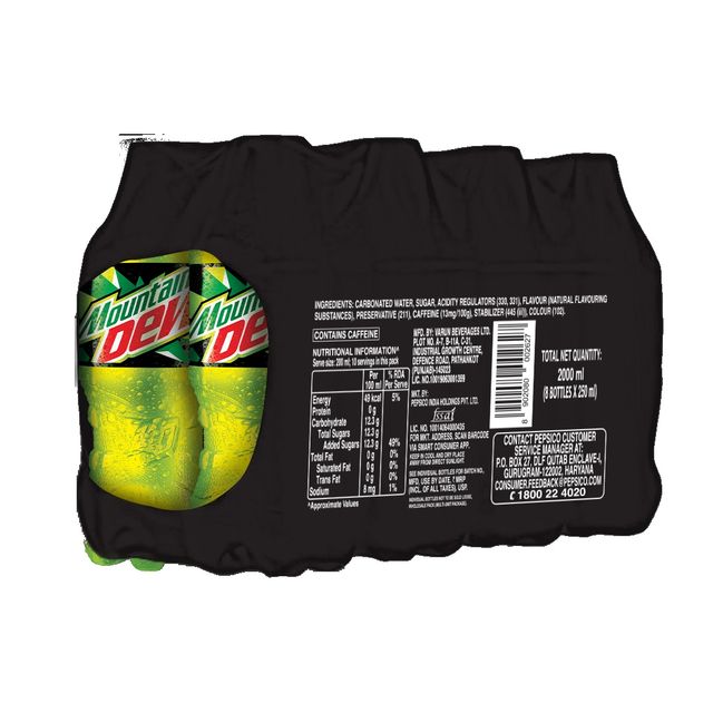 Mountain Dew Lemon Soft Drink