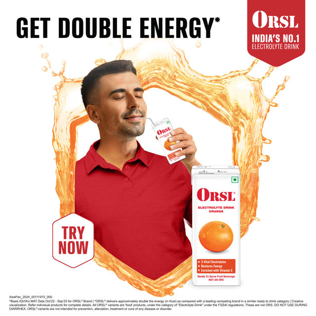 ORSL Orange Drink with Electrolytes 200 ml Combo