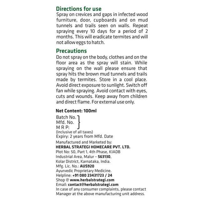 Herbal Strategi Termite Repellent