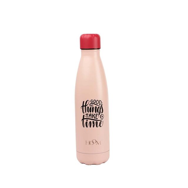 Hoom Food Grade Stainless Steel Powder Coated Water Bottle | 750 ml - Assorted