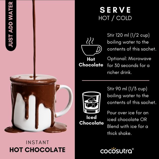 Cocosutra Assorted Instant Hot Chocolate Powder