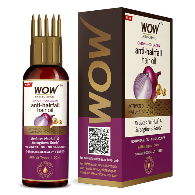 WOW Skin Science Onion Oil with Comb