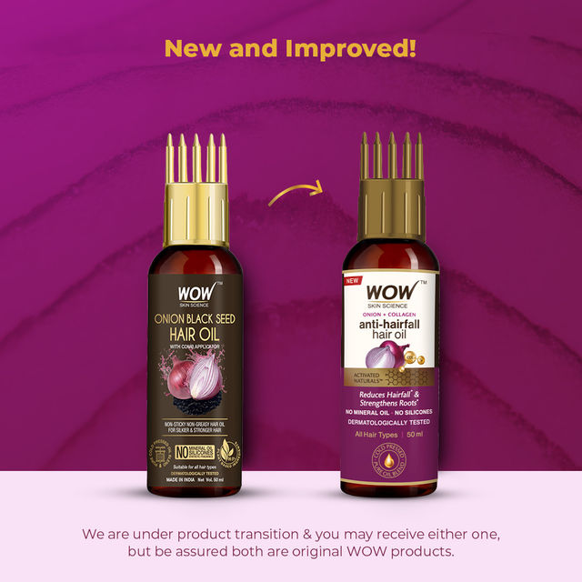 WOW Skin Science Onion Oil with Comb