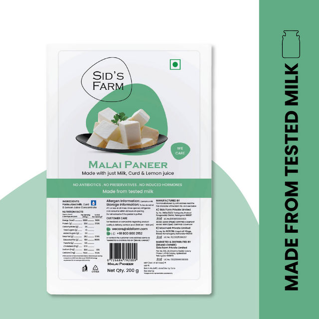 Sid's Farm Malai Paneer