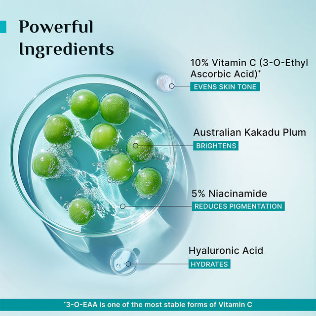 Pilgrim 10% Vitamin C Face Serum For Daily Brightness Helps Reduce Dark Spots & Evens Skin Tone
