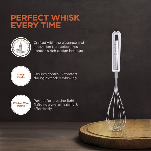 Habitat Pro Series Ss Whisk With Ss Insert | Absolute Functionality with Impressive Design