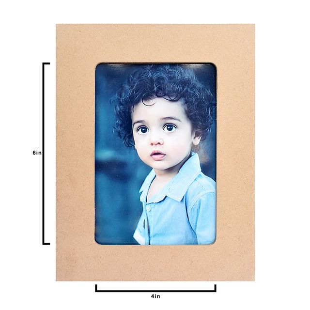 Itsy Bitsy MDF Photo Frame with Stand 3 x 4.5inch 5.5mm Thick