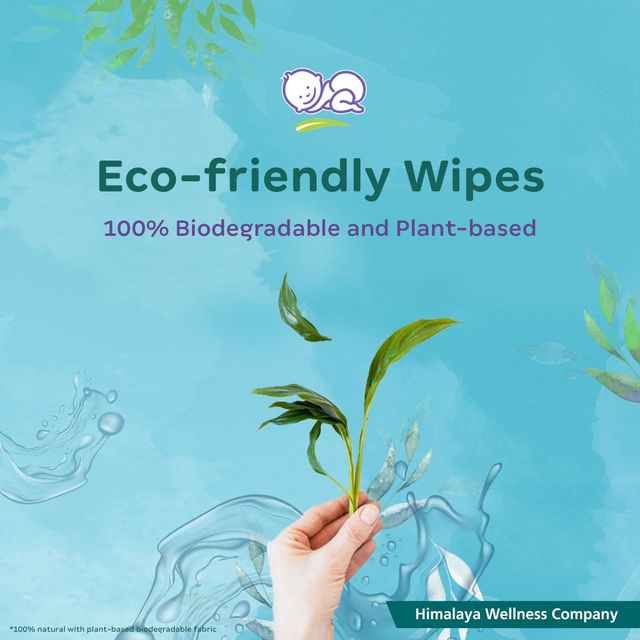 Himalaya Nature Touch Baby Water Wipes (Unscented) 99% Pure Water
