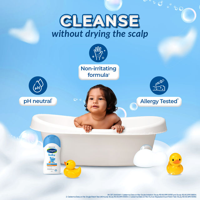 Cetaphil Baby Shampoo Chamomile For Kids | 1 month - 8 years