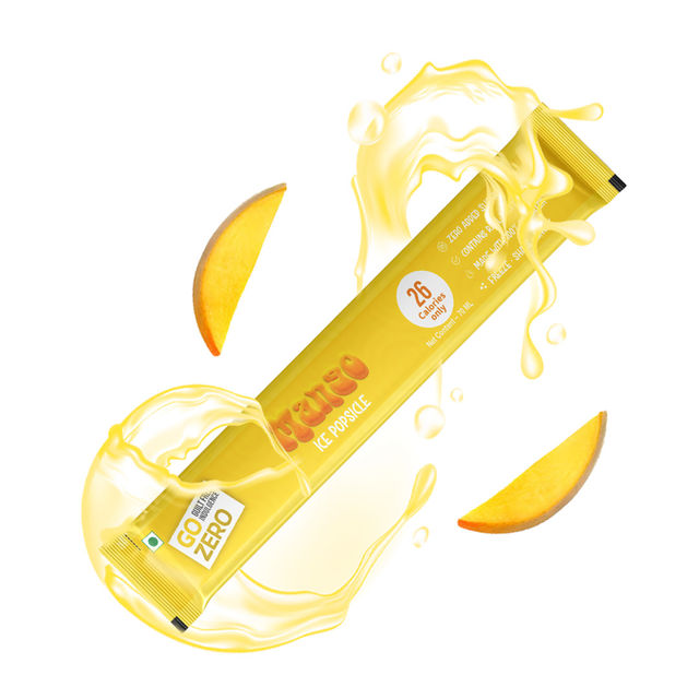 Go Zero Mango Low Calorie Ice Popsicle